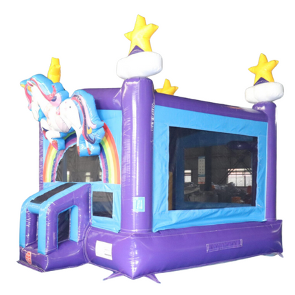 Unicorn Inflatable Bounce House with Blower