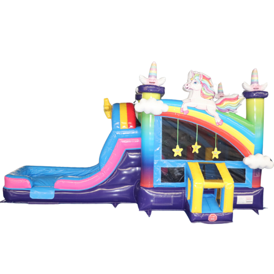 Unicorn Inflatable Combo (Wet n Dry) with Blower