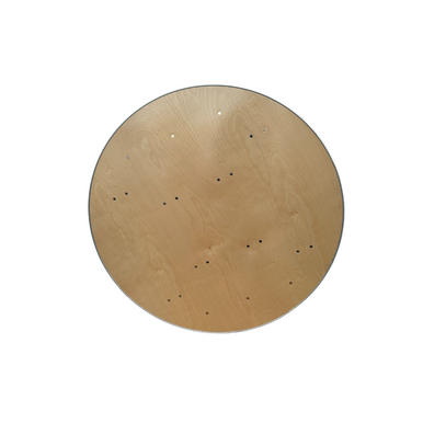 48″ Round Wood Folding Table