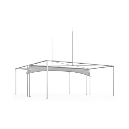 15' Rain Gutter For High Peak Frame Tent