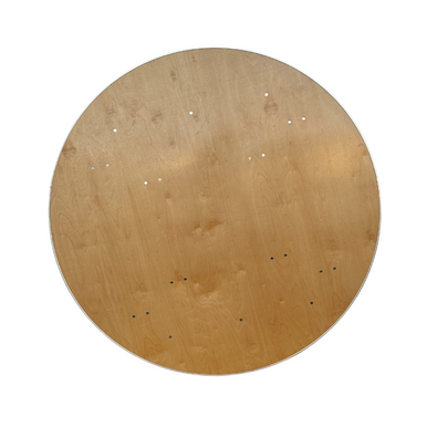72″ Round Wood Folding Table
