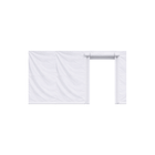 8'x20' High Peak Frame Tent Sidewall with Zipper Door – Solid White