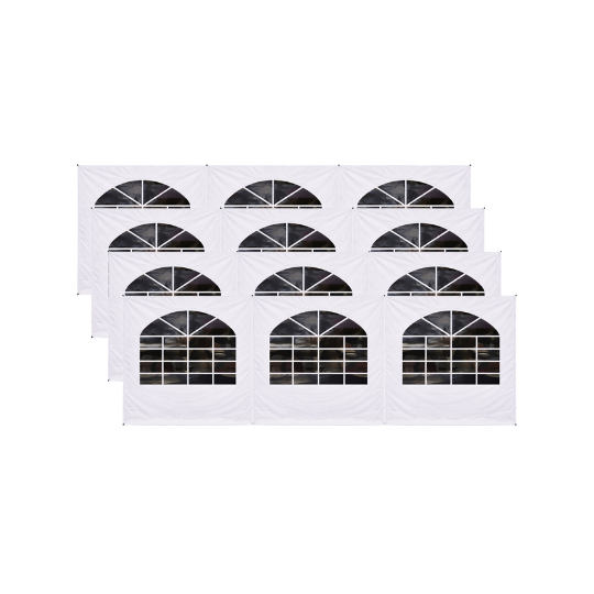 30'x30' West Coast Frame Tent Sidewall Kit – 8’ Walls