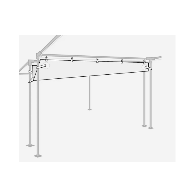 40' Rain Gutter For West Coast Frame Tent