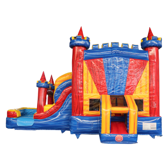 Playland Castle Inflatable Combo (Wet n Dry) with Blower