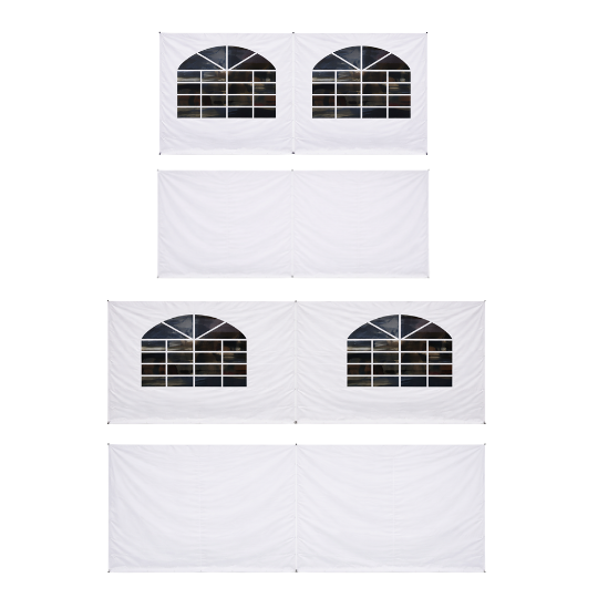 20'x30' High Peak Frame Tent Sidewall Kit – 8’ Walls