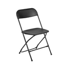Black Plastic Folding Chair
