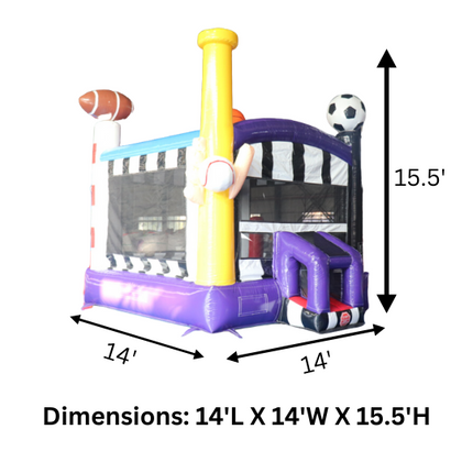 Sportacular Inflatable Bounce House with Blower