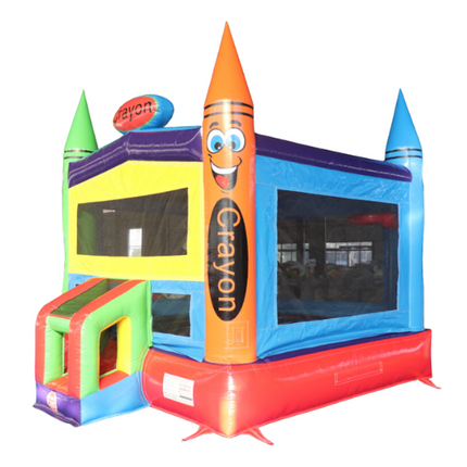 Crayon Inflatable Bounce House with Blower
